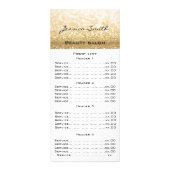 Elegante schicke, moderne Luxus-Imitate glitzern M Werbekarte (Vorne)