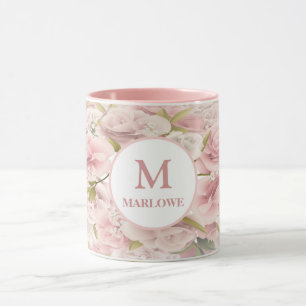 Elegante schicke romantische Rose Tasse