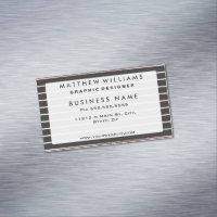 Elegante schicke Rose Gold Streifen und Schwarz