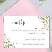 Elegante schicke Wildblume Hochzeitsunterkunft