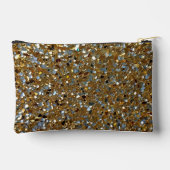 Elegante schimmernde Partikel Zubehörtasche (Rückseite)