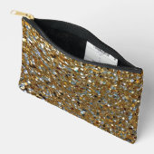 Elegante schimmernde Partikel Zubehörtasche (Offen)