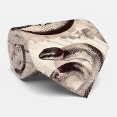 Elegante Schlange gekochte, weiche blühende Blume Krawatte (Gerollt)