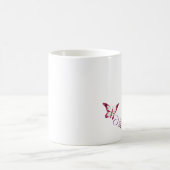 elegante Schmetterlinge Kaffeetasse (Mittel)