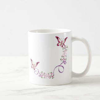 elegante Schmetterlinge Kaffeetasse