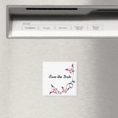 elegante Schmetterlinge Save the Date Magnet (In Situ (Geschirrspüler))