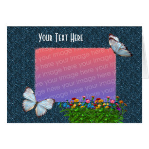 Elegante Schmetterlinge und Zinnia-Blume Foto