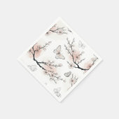 Elegante Schmetterlingsblüte (10) Serviette (Ecke)
