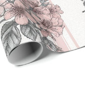 Elegante Schmetterlingsblüte (1) Geschenkpapier (Rolleneckpunkt)