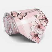 Elegante Schmetterlingsblüte (2) Krawatte (Gerollt)