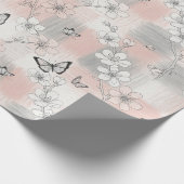Elegante Schmetterlingsblüte (3) Geschenkpapier (Ecke)