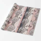 Elegante Schmetterlingsblüte (5) Geschenkpapier (Ungerollt)