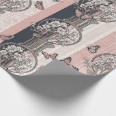 Elegante Schmetterlingsblüte (5) Geschenkpapier (Ecke)