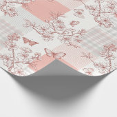 Elegante Schmetterlingsblüte (7) Geschenkpapier (Ecke)