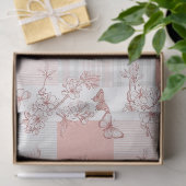 Elegante Schmetterlingsblüte (7) Seidenpapier (Geschenk)