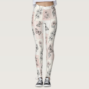 Elegante Schmetterlingsblüte (8) Leggings