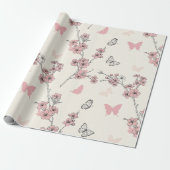 Elegante Schmetterlingsblüte (9) Geschenkpapier (Ungerollt)