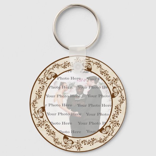 Elegante Schmetterlingskette Schlüsselanhänger (Vorderseite)