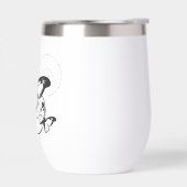 "Elegante Schmetterlingswasserflasche** (Links)