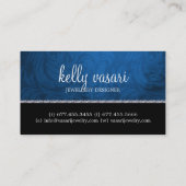 Elegante Schmuck-Visitenkarte-Schablone Visitenkarte (Rückseite)