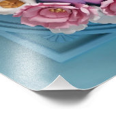 Elegante Schmuckkunst mit floralen Akzenten - Weic Fotodruck (Ecke)