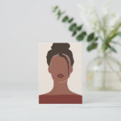 Elegante Schmuckohrhörer-Anzeigetafel Telefonnummerkarte (Stehend Vorderseite)