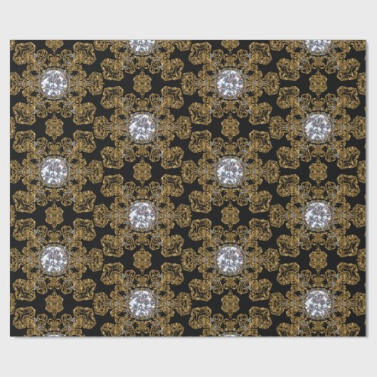 Elegante Schneefall Magische Flakes Einzigartiges  Geschenkpapier (Flach)