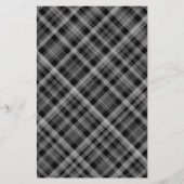 Elegante Schneeflocken Karierte Schwarze Hochzeit  (Rückseite)