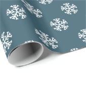 Elegante Schneeflocken | Versandpapier Geschenkpapier (Rolleneckpunkt)