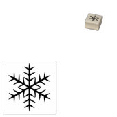 Elegante Schneeflockensaison Gummistempel (Stempel)