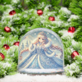 Elegante Schneekönigin im Winter Wonderland Schneekugeln (Weihnachten)