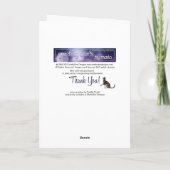 Elegante Schokolade Cupcake 1 Happy Birthday Card Karte (Rückseite)