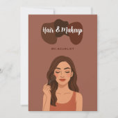 Elegante Schokolade mutige Geschicklichkeit, zarte Feiertagskarte (Vorderseite)