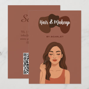 Elegante Schokolade mutige Geschicklichkeit, zarte Feiertagskarte