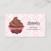 Elegante Schokoladen-Kuchen-Bäckerei Visitenkarte (Vorderseite)