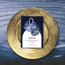 Elegante Schöne blaue Schwäne Kunst, Dichtung und