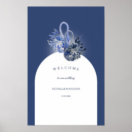 Elegante Schöne blaue Schwäne Kunst, Dichtung und Poster