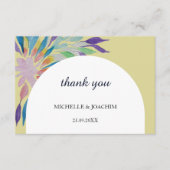 Elegante Schöne Boho Frische Pasta machen Begleitkarte (Vorderseite)