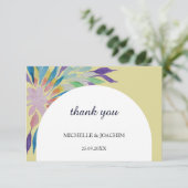 Elegante Schöne Boho Frische Pasta machen Begleitkarte (Stehend Vorderseite)