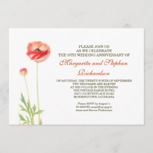 elegante schöne Einladungen zum Jubiläum