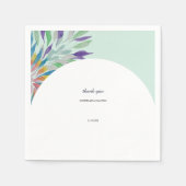 Elegante Schöne Farben Boho Serviette (Vorderseite)