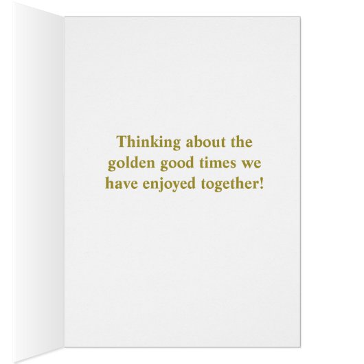 Elegante, schöne Golden Sunset Reflection Card (Innen (Rechts))