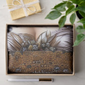 Elegante Schöne Prinzessin Lila Rose Entdecken Seidenpapier (Geschenk)