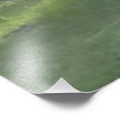 Elegante Schönes Weißes Pferd Original Kunst, Dich Fotodruck (Ecke)