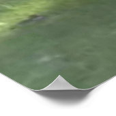 Elegante Schönes Weißes Pferd Original Kunst, Dich Poster (Ecke)