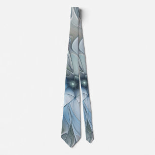 Elegante Schönheit Moderne Abstrakte Fraktal Kunst Krawatte
