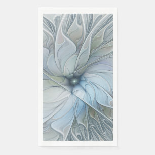 Elegante Schönheit Moderne Abstrakte Fraktal-Kunst Serviette