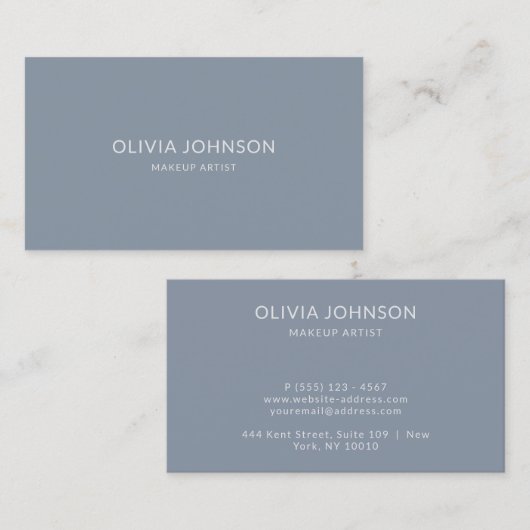 Elegante Schönheit oder Berufliche Männchen oder W Visitenkarte (Vorne/Hinten)