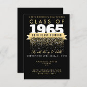 Elegante School Wiedersehen Design Einladung (Vorne/Hinten)