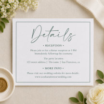 Elegante Schreibschrift-Hochzeits-Kalligrafie-Deta